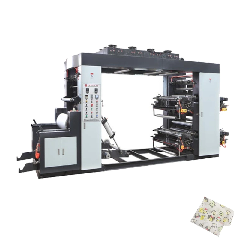 Automatic High Speed 8 Colors Flexo Printing Machine Flexo Printing Machine for Thermal Paper