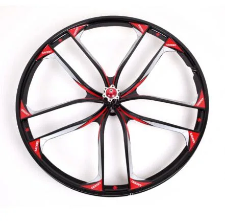 26 "Magnesium Alloy Integrated Wheel 10 Knife Mountain Bike Accessories Paint No Film Standard Cassette/Disc Brake Wheel Set High Purity