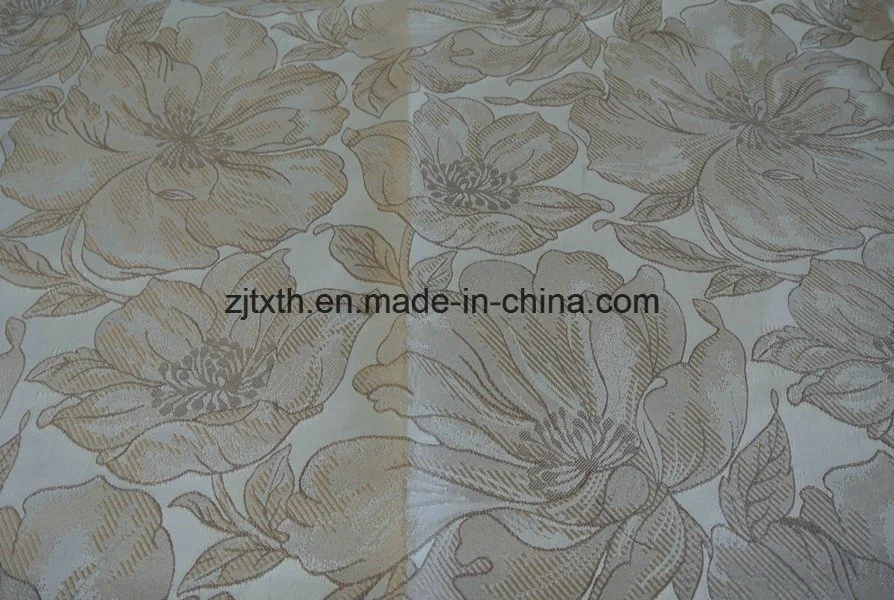 New Flower Pattern Jacquard Woven Upholstery Fabric