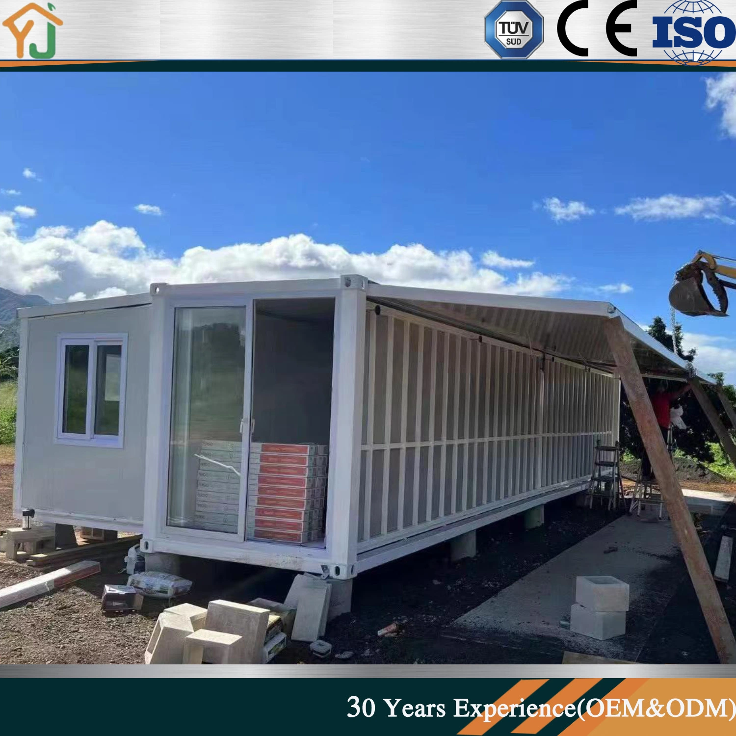 Luxury Expandable Home Tiny House Prefabricated Prefabricated Hot Sale Frame Cabin Real Estate Foldable Holiday Container House