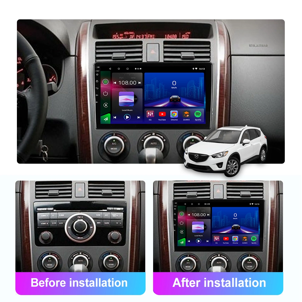 Jmance pour Mazda CX9 2006 - 2016 de l'autoradio lecteur vidéo multimédia audio stéréo de navigation GPS 10 Android Lnch