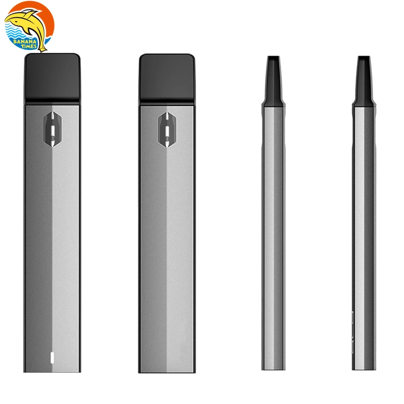 2023 Best Quality Wholesale/Supplier Engrave/ Silk Screen Logo Disposable/Chargeable Vape Pen Flat Shape Hhc/ Live Resin Vape Vaporizer Pen with USB Charging Port