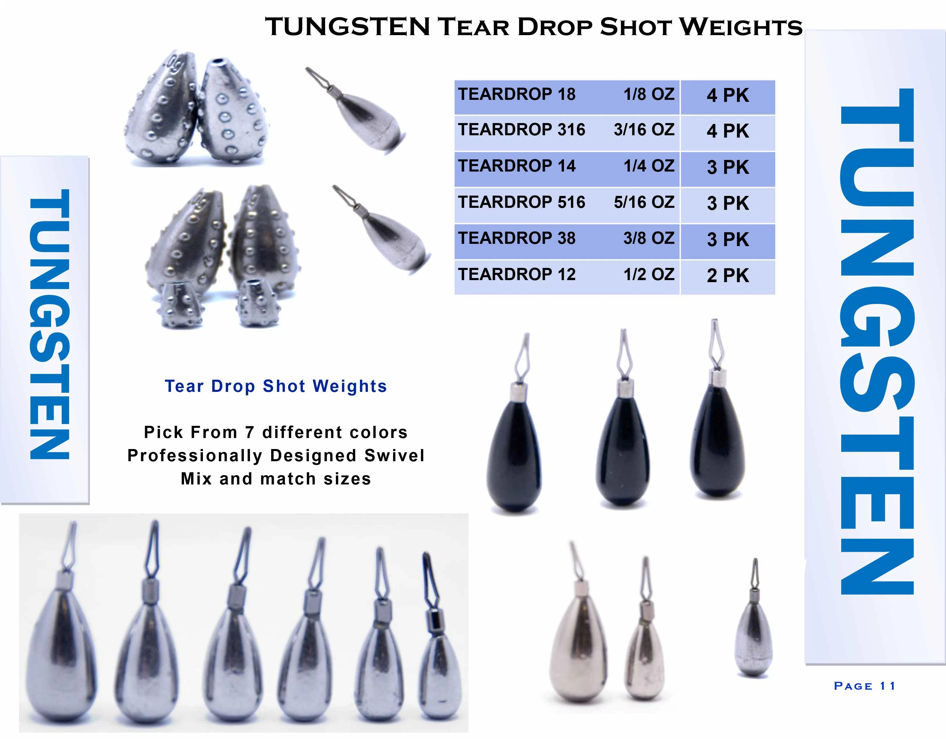 New Design Cheap Fishing Barrel Tungsten Weights