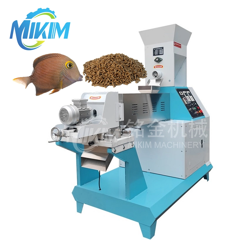 Vieh Geflügel Haustier Tiernahrung Produktionsmaschine 1mm-12mm Futtermittel Pellet Extruder Schwimmende Sinkende Karpfen Fisch-Feed-Verarbeitungsmaschine