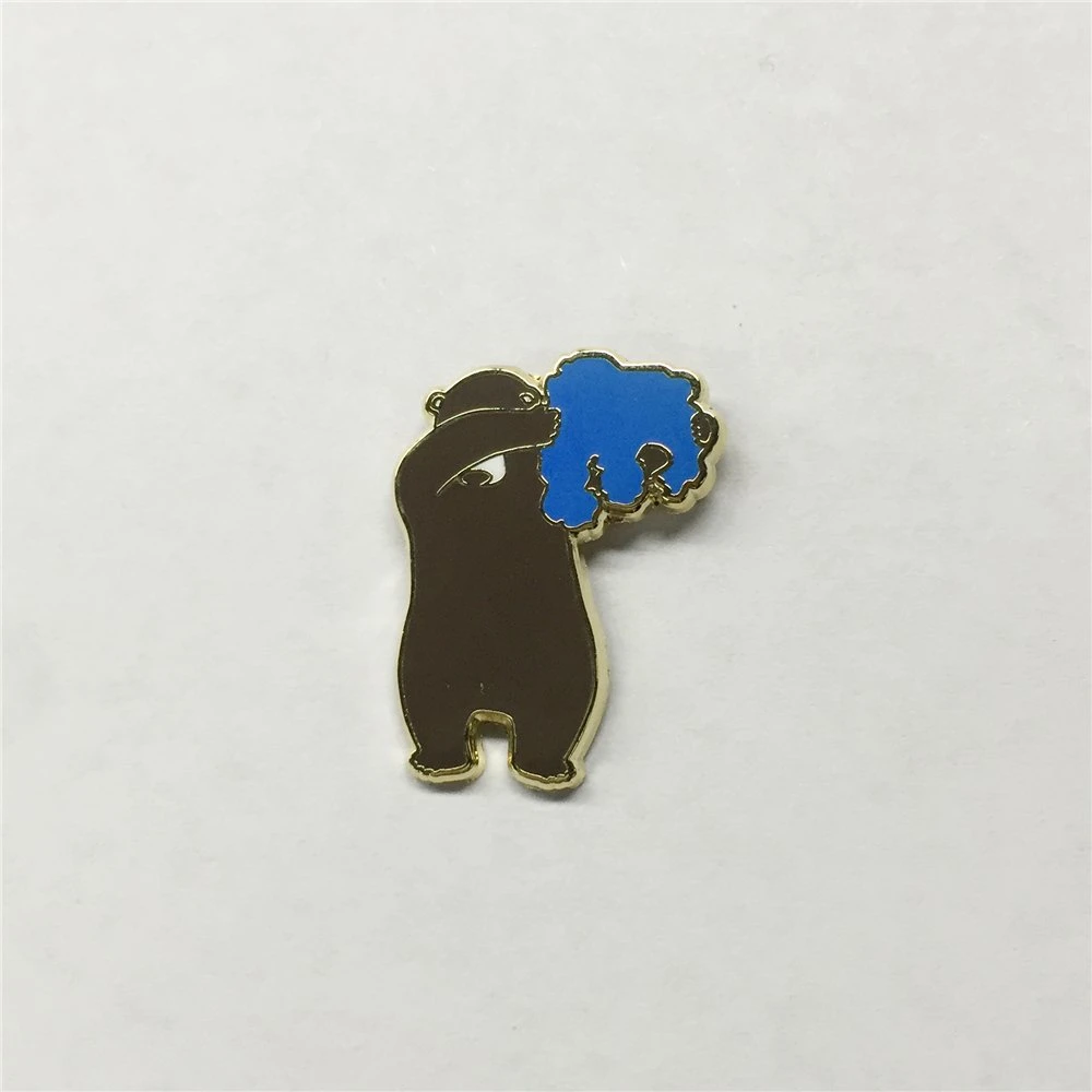 Promotional Custom Colored Rainbow Hologram Acrylic Pin Badge