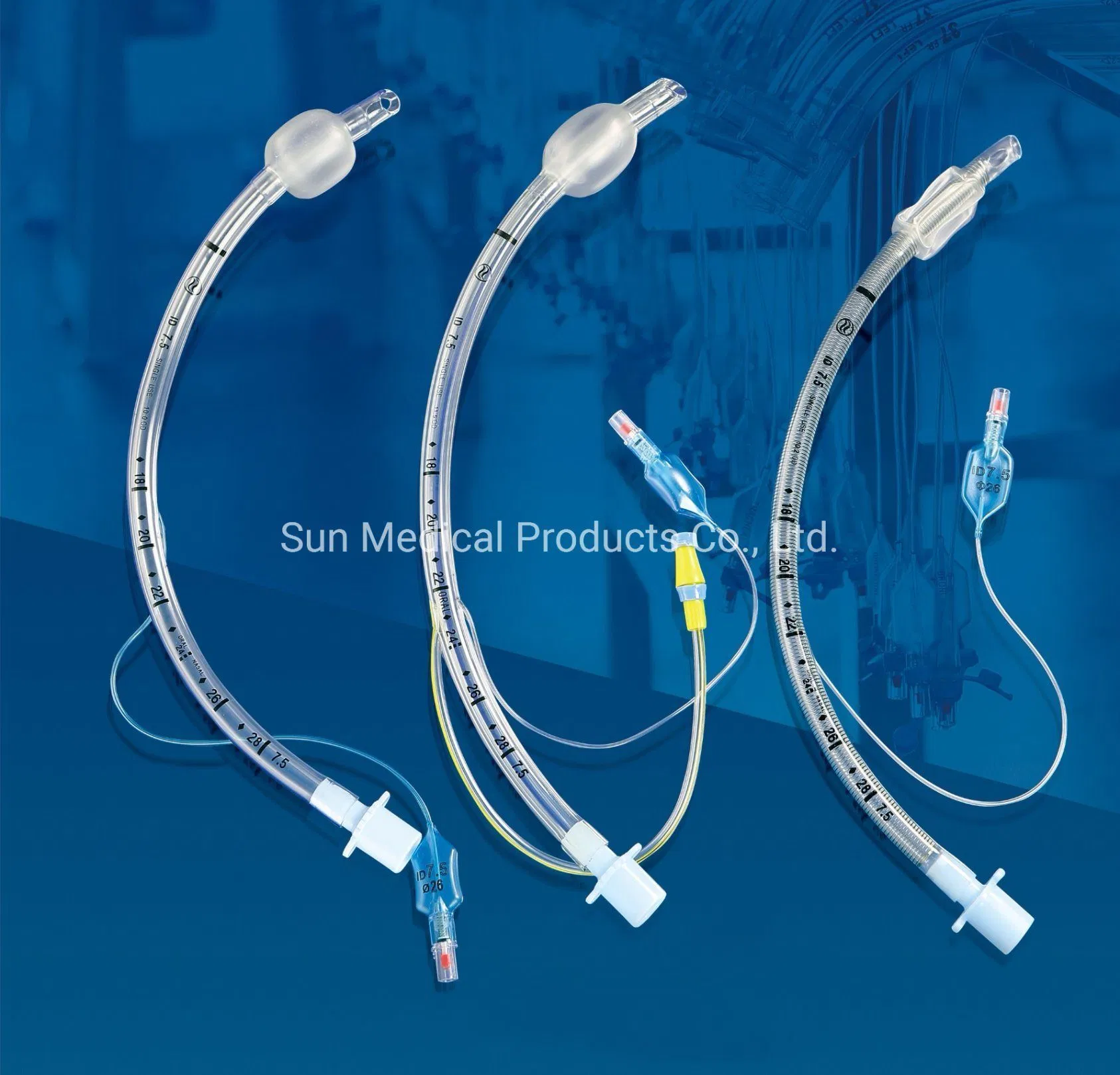 CE&amp;ISO tubo endotraqueal médico desechable - catéter traqueal intubación traqueal Tubo