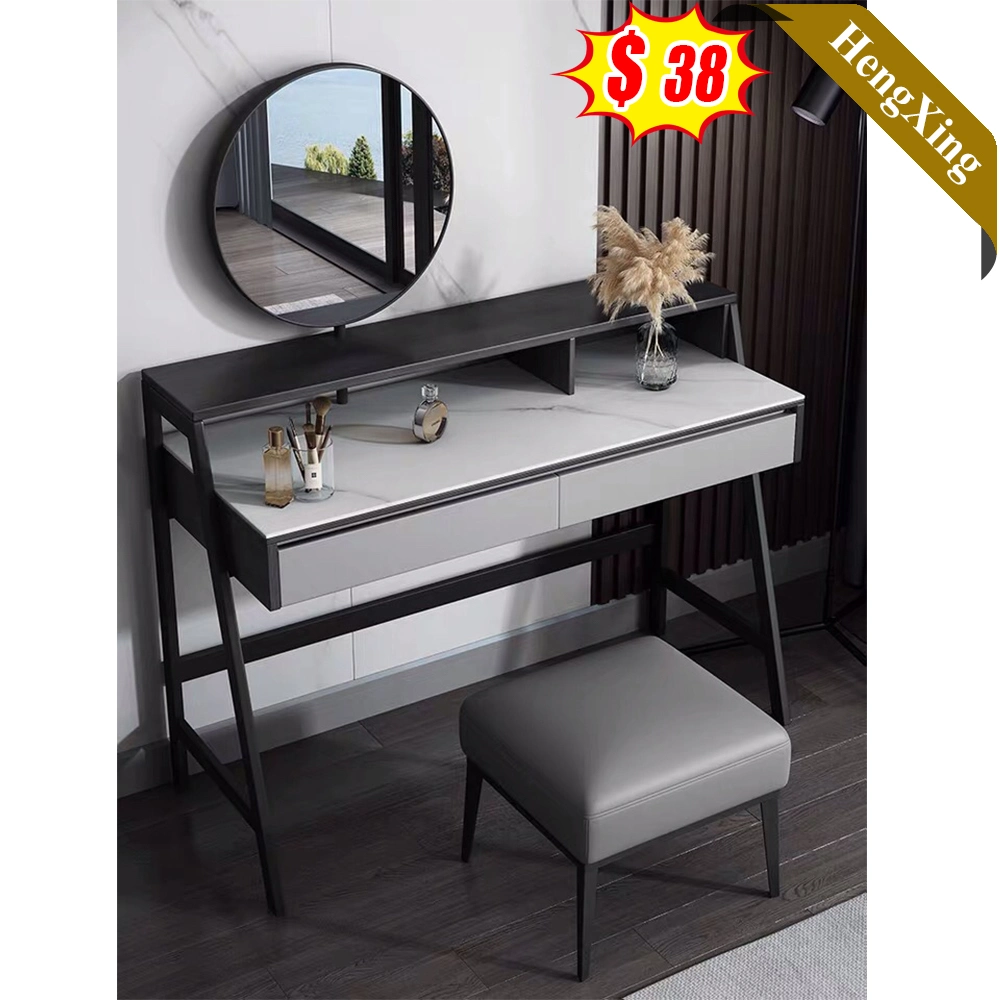 Modern Table Study Desk Metal Frame Wood Writing Desk Standing Table Home Office Furniture