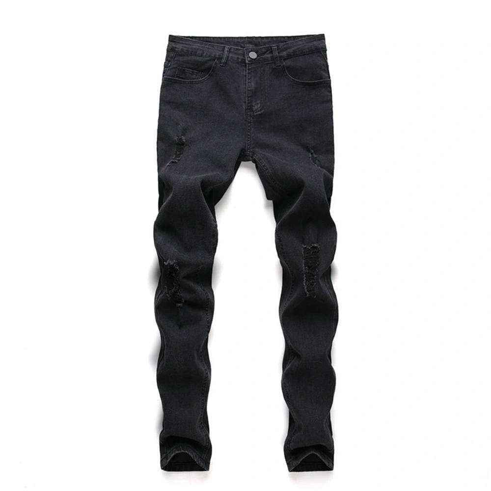 Wholesale Denim Jeans Men Slim Trendy Trousers Jeans