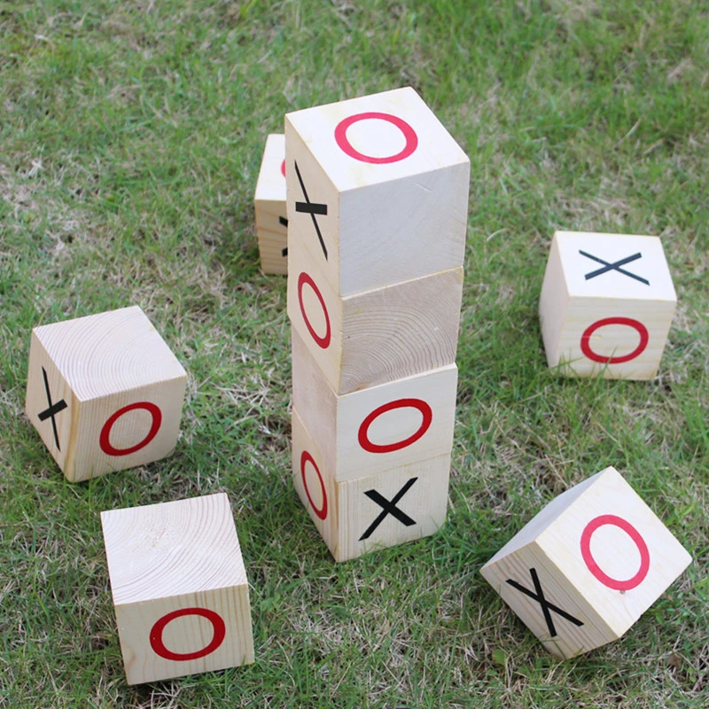 Hot Sale Customizable Kids Wooden Tic Tac Toe Game