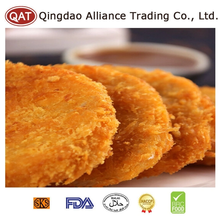 Wholesale/Supplier Price with Halal Quick Fried Yummy Taste Breaded Chicken Patties