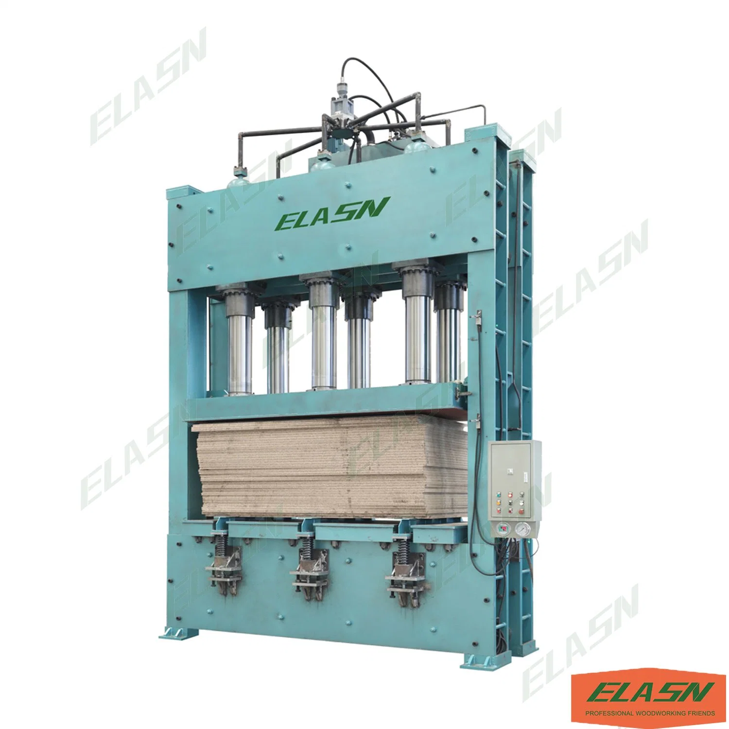 Wood Veneer Hot Line Vacuum Membrane Press Machine