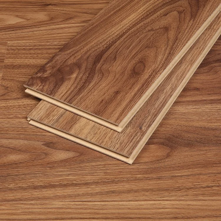 100% resistente al agua Piso de fibra de Madera Aqua Engineered Wood MDF HDF Pisos laminados