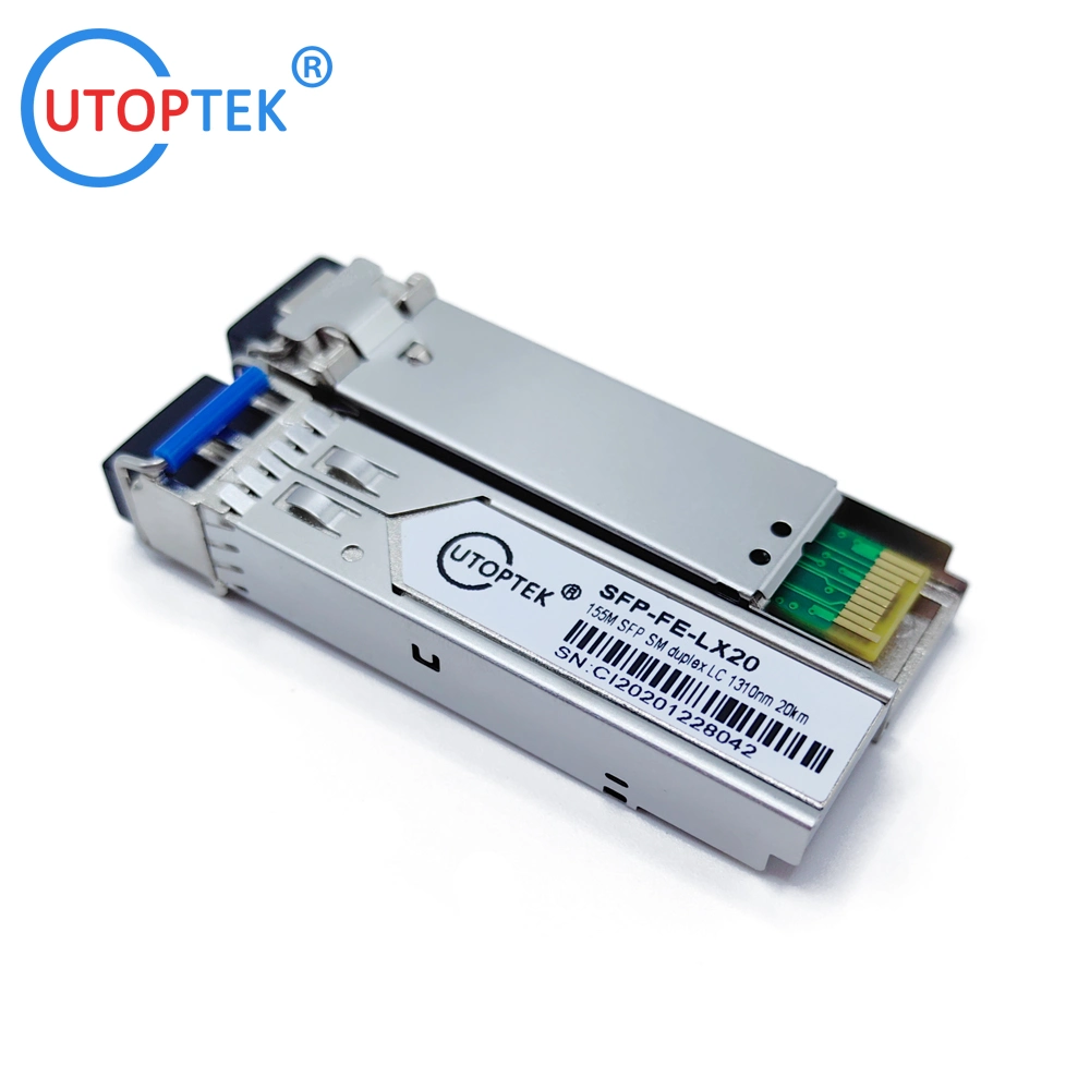 155Mbps Stm-1 SFP Modules 40km SMF Duplex LC 1310nm Optical Fiber Transceiver for Cisco Huawei