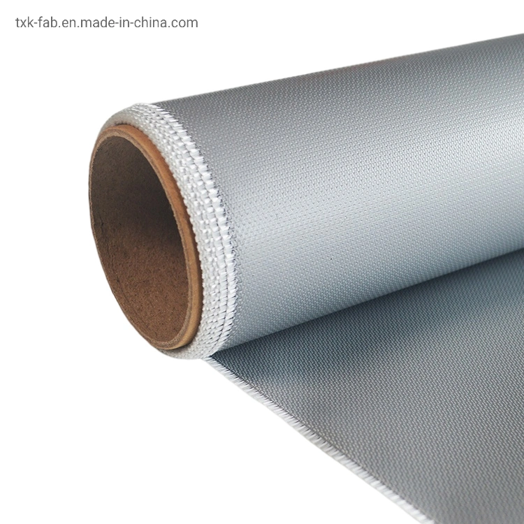 High Temperature Chemicals Resistant Industrial Silicone Rubber Coated Fiberglass Fabric