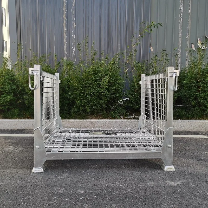 Mesh Cage Creative Design Foldable Metal Storage Cage Pallet with Factory Price