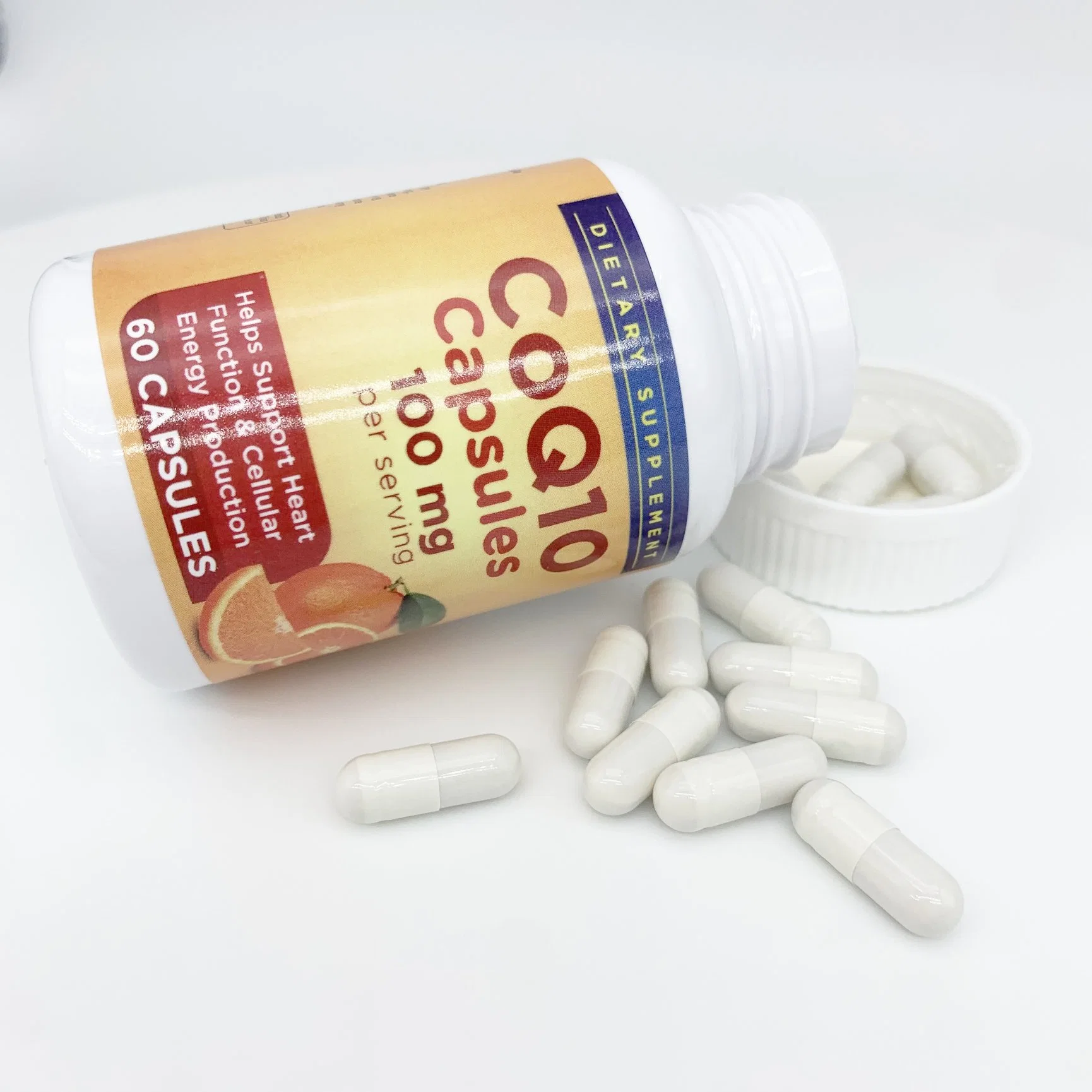 Private Label OEM Q10 Coenzyme Softgel Capsule Health Products Coq10 Dietary Supplements Capsule Pill