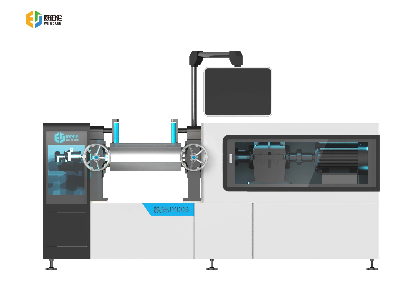 Industrial Lab Plastic Refining Mixer Open Mill Rubber Two Roller Mixing Mill