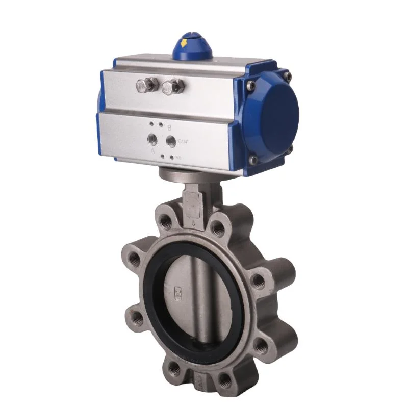 Spring Return Stainless Steel Lug Type Butterfly Valve