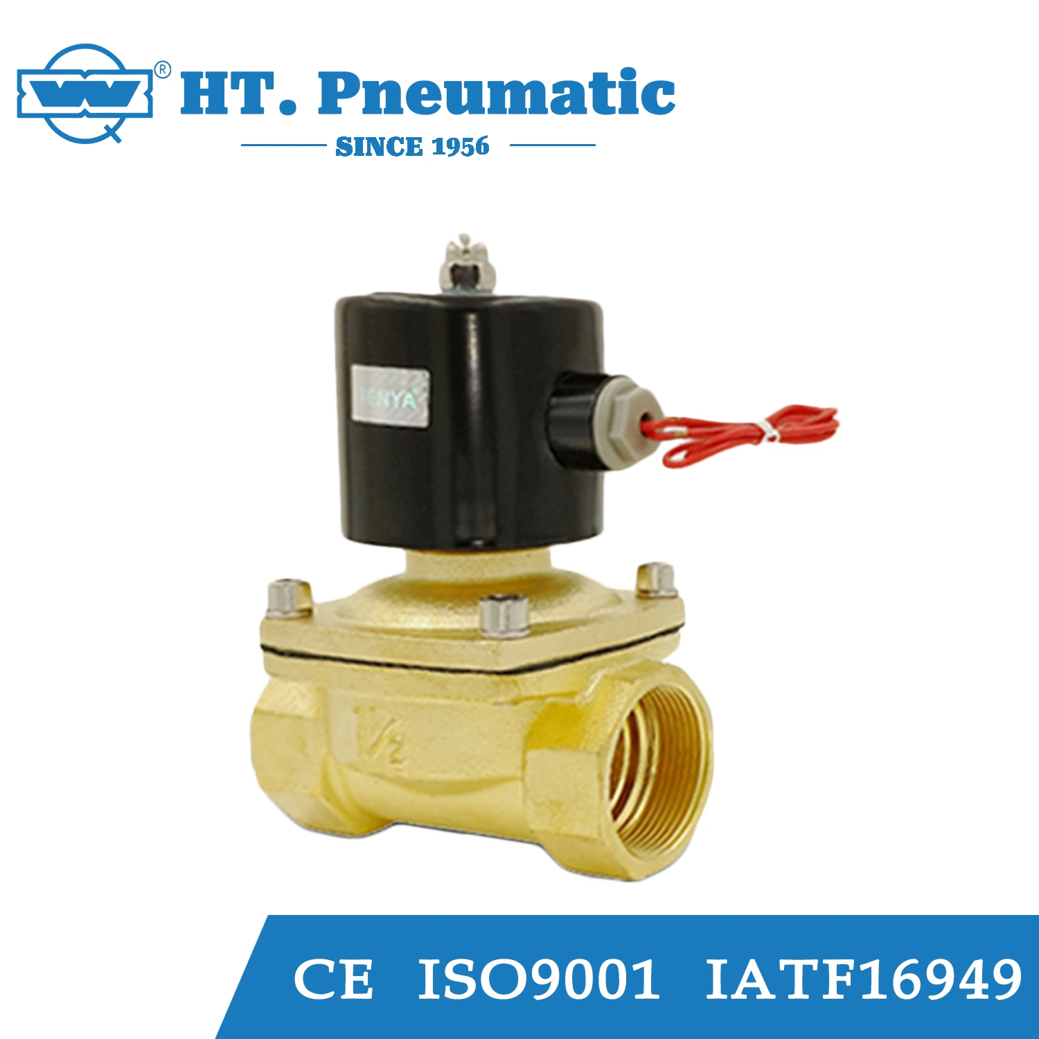 High Quality Pneumatic 2W250-25 Large Pipe Size Series 2/2-Way Direct Drive Type China Supplier Huatong Pneumatic Dia G1" Solenoid Valves