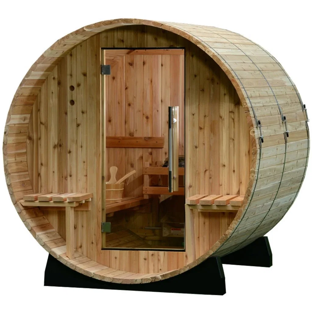 European Pine Steam Barrel Sauna Rooms