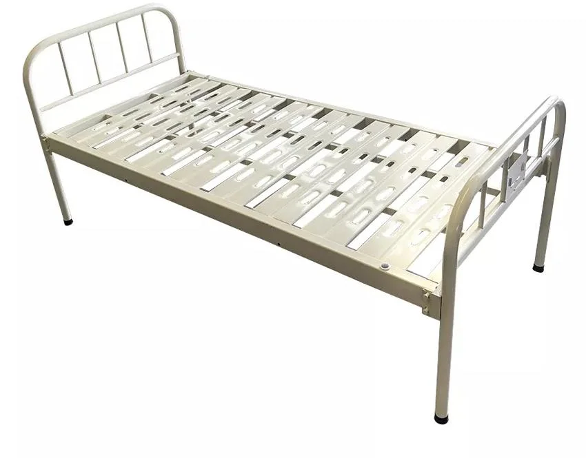 Manual ajustable de acero inoxidable 1 cama metálica de hospital