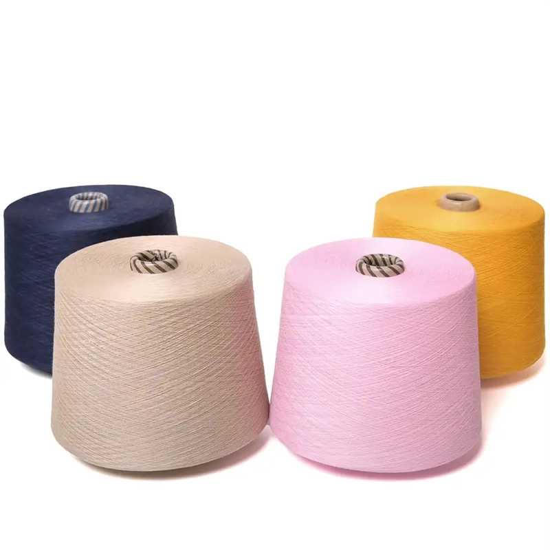Cheap Price Different Count Different Color Spun Polyester Socks Yarn
