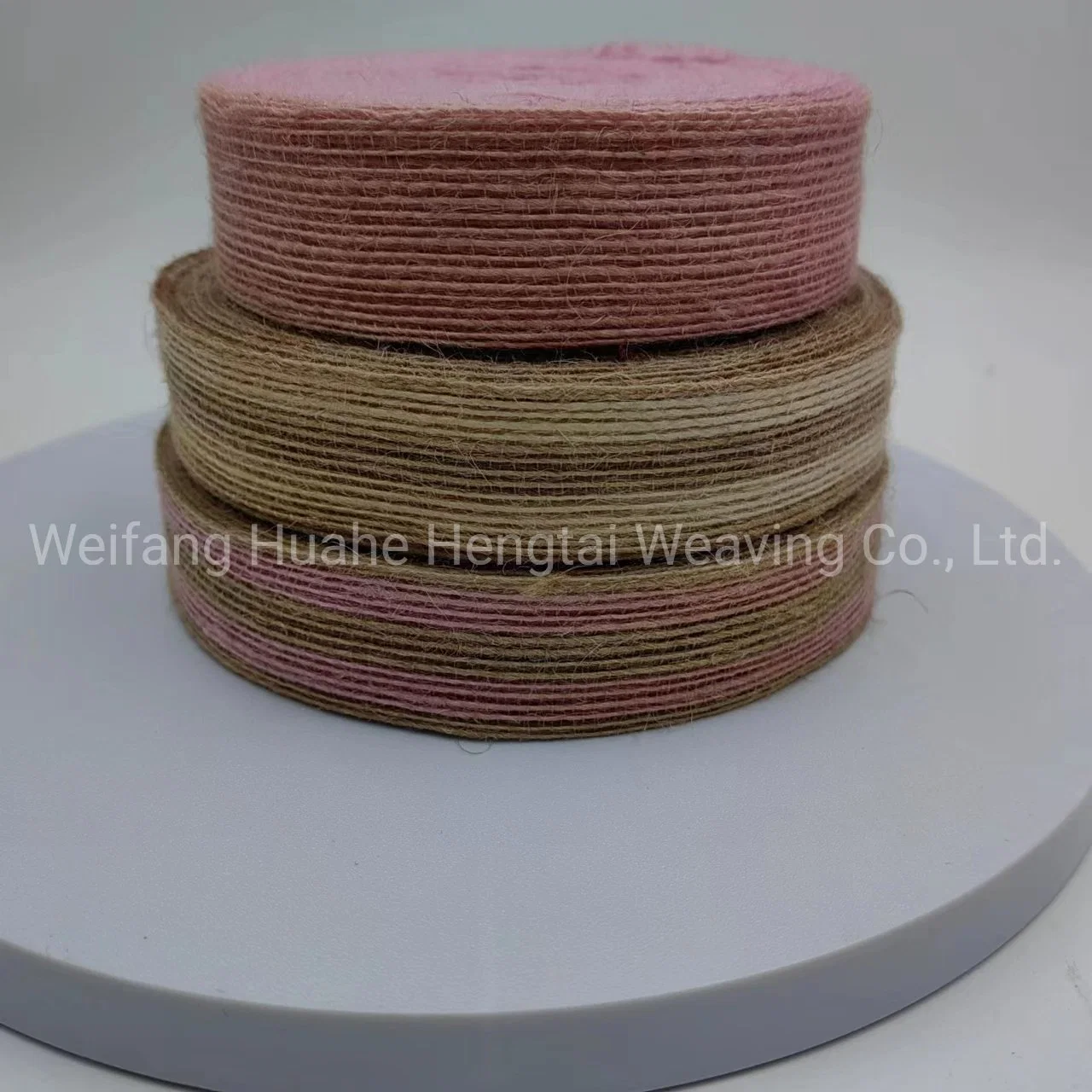 Colored Jute Ribbon DIY Hand Decorated Jute Textile Accessories