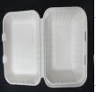 Disposable Biodegradable Bagasse Paper Pulp 450ml Food Container