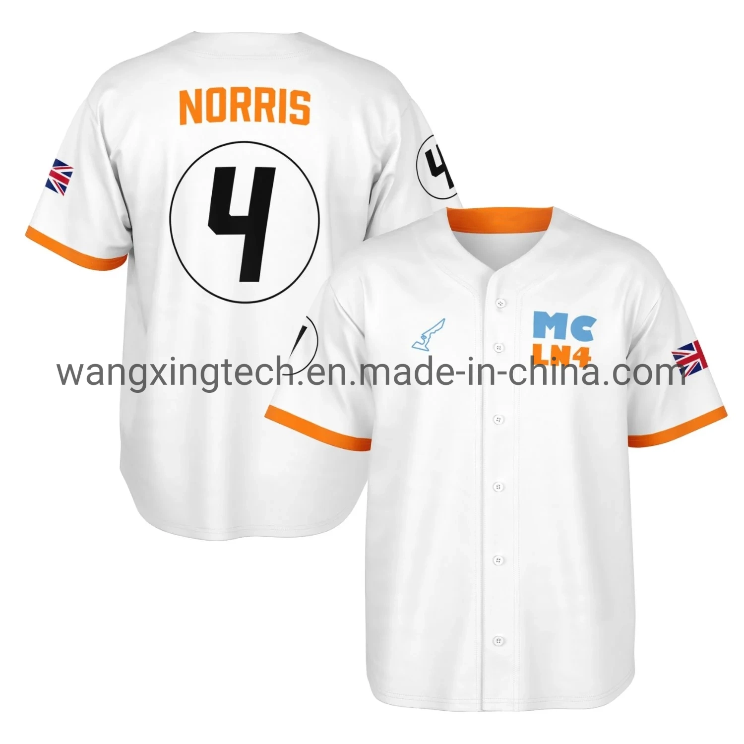 Custom para homem Youth Varsity Baseball Jersey Norris Sportswear para mulher