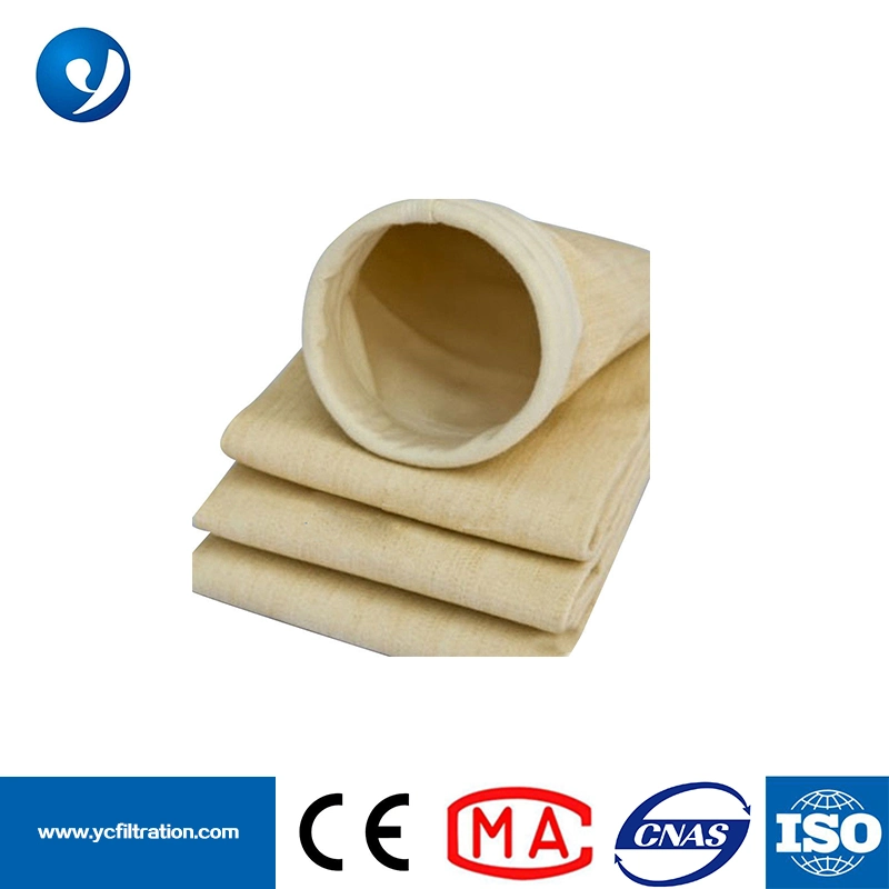 P84, Polyester, Polypropylène, acrylique, PPS, Nomex, fibre de verre, PTFE sacs filtrants industrielle