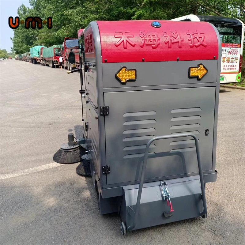 Industrial Ride-on Type with 4 Side Brushes for Outdoor Cleaning Road Cleaning Sweeping Machine