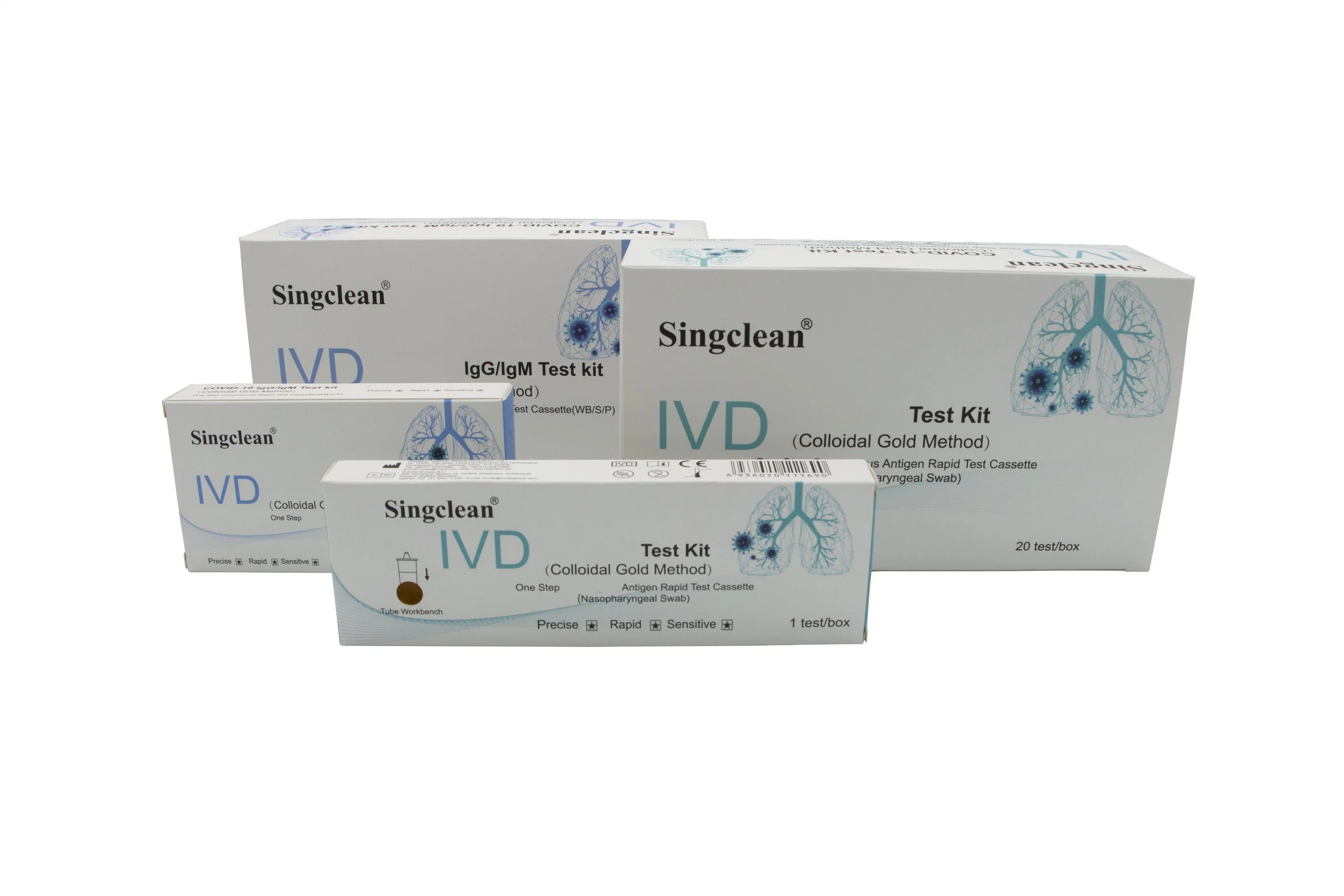 One Step Virus Rapid Diagnostic Test Kit Swab Test with CE Certificate