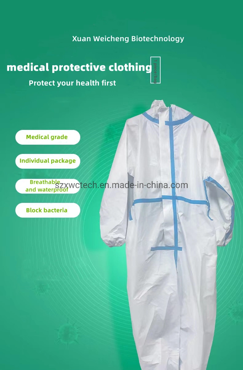 Vestuário de protecção de alta qualidade de grau médico Anti virus vestuário de isolamento