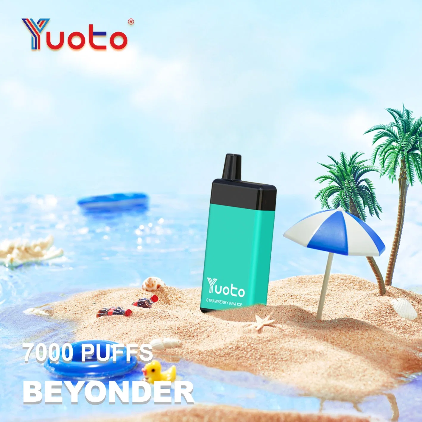 Adjustable Air Resistance Yuoto Beyonder 7000 Puffs Disposable/Chargeable Vape 5% Nicotine