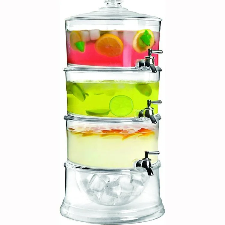 High Quality Frozen Beverage Cool Drink Tower 3 Tiers Drink Dispenser