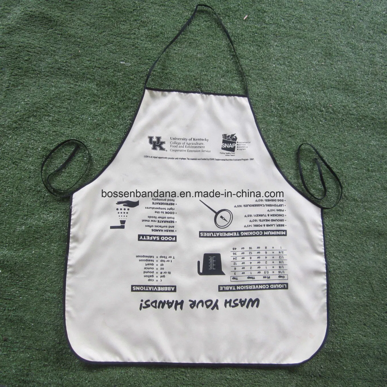 OEM Produce Customized Logo Promotional Cheap Yellow Kitchen Cooking Bib Aprons Supplier