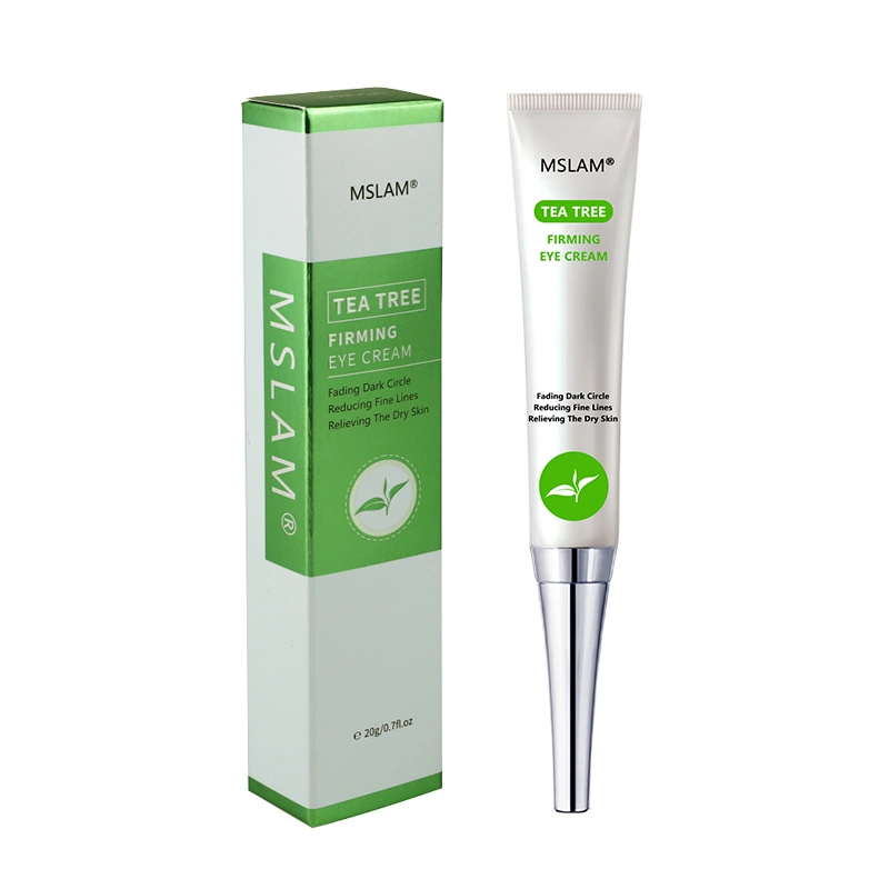 Mslam Tea Tree Eye Cream 20g Anti-Wrinkle Anti-Hydrating Dark Circles Skin Care for Puffiness and Pouch Eye Cream