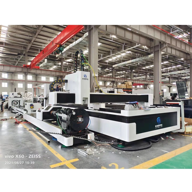 Industry Plate and Tube Fiber Laser Cutting Machine Metal Sheet and Tube Integrated Laser Cutter Equipment