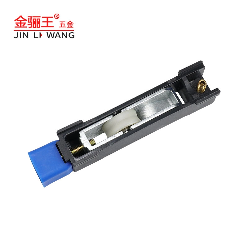 Heavy Duty V Groove Nylon Pulley Aluminium Sliding Plastic Door Wheel Single Window Roller with Ball Bearings