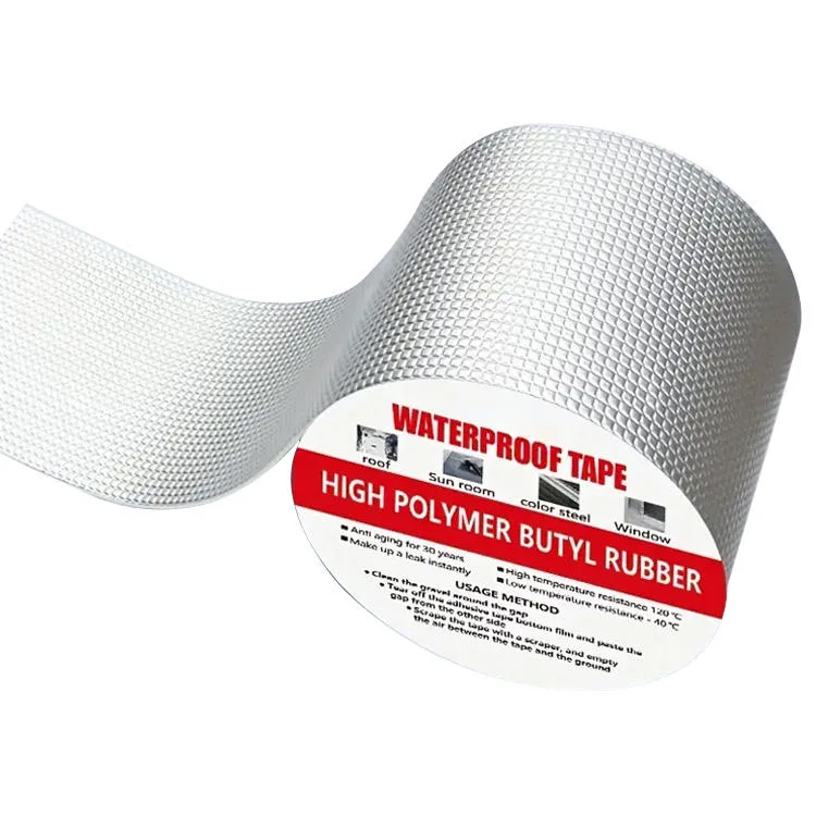 Factory Offer Non-Woven Fabrics, PE Film Gridding Cloth High Qualityaluminum Butyl Cheap Aluminum Faced Butyl Rubber Tape