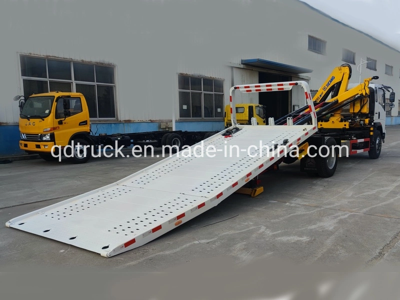 Wrecker-cranes  2 Car Carriers With Hydraulic Winch Wheel Lift Tow Truck Crane