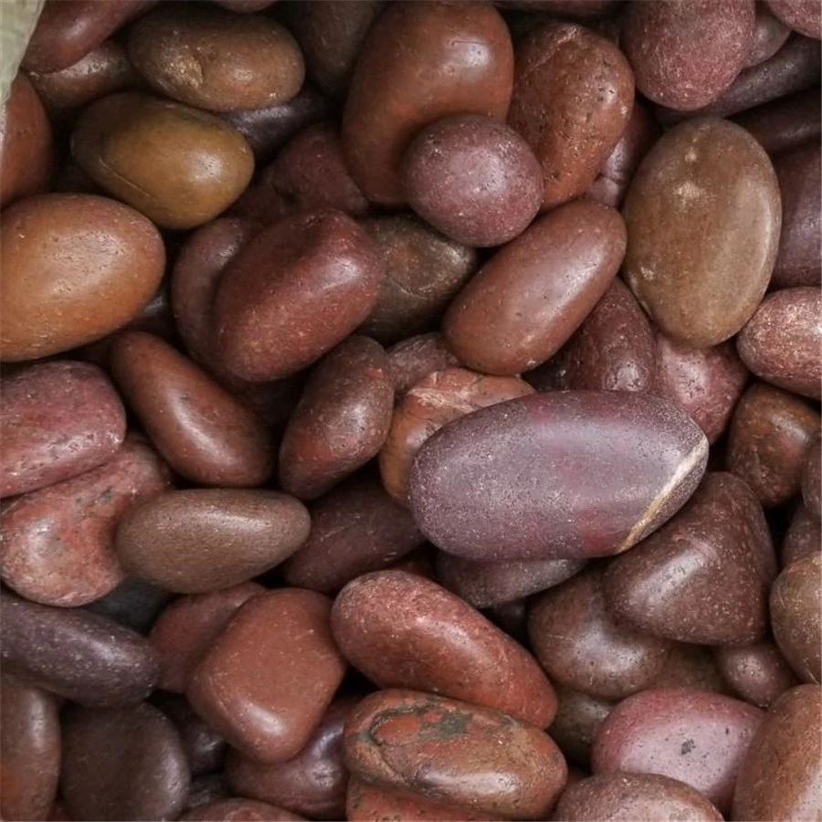 Discount Red Polished Pebble Stone