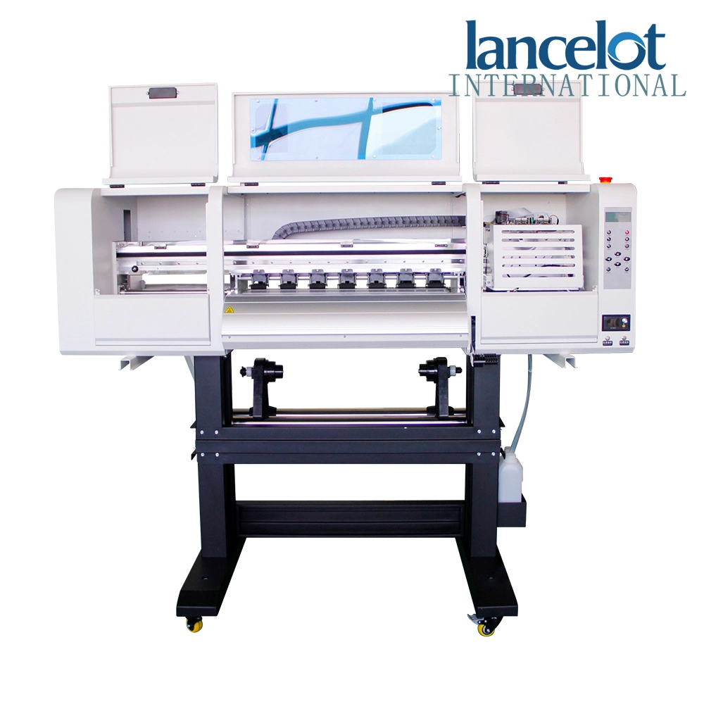 Lancelot Dtf Printing Machine with 2 I3200 with Hoson Mainboard T-Shirt Printers White Ink Printing Solution with 60cm Width Powder Shaker