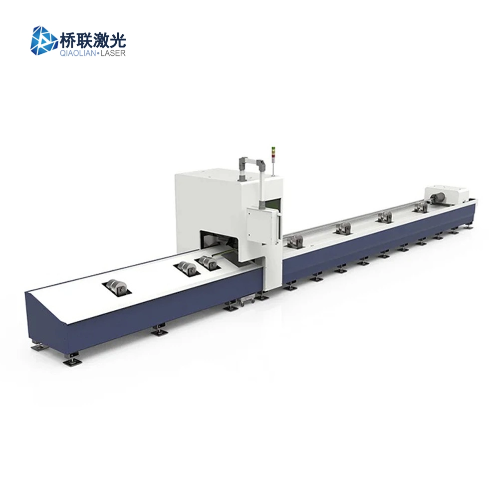 3000W 6000W 12000W CNC Fiber Metal Tube Laser Cutting Machine for Round Pipe Square Tube H Beam C-Steel Angle Steel Elliptic Tube