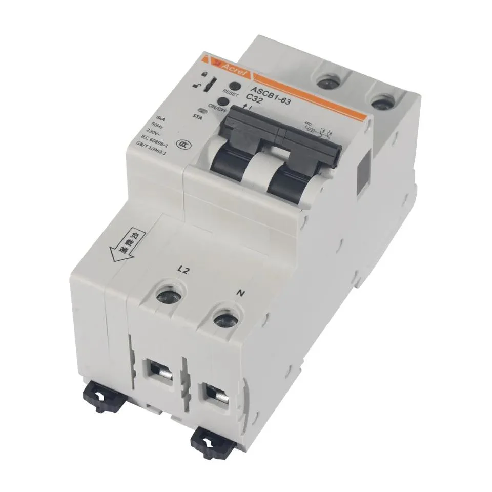 Acrel Ascb1-63-C16-1p Smart Miniature Circuit Breaker Remote Control for Power Monitor DIN Rail MCB Timer WiFi Smart Switch