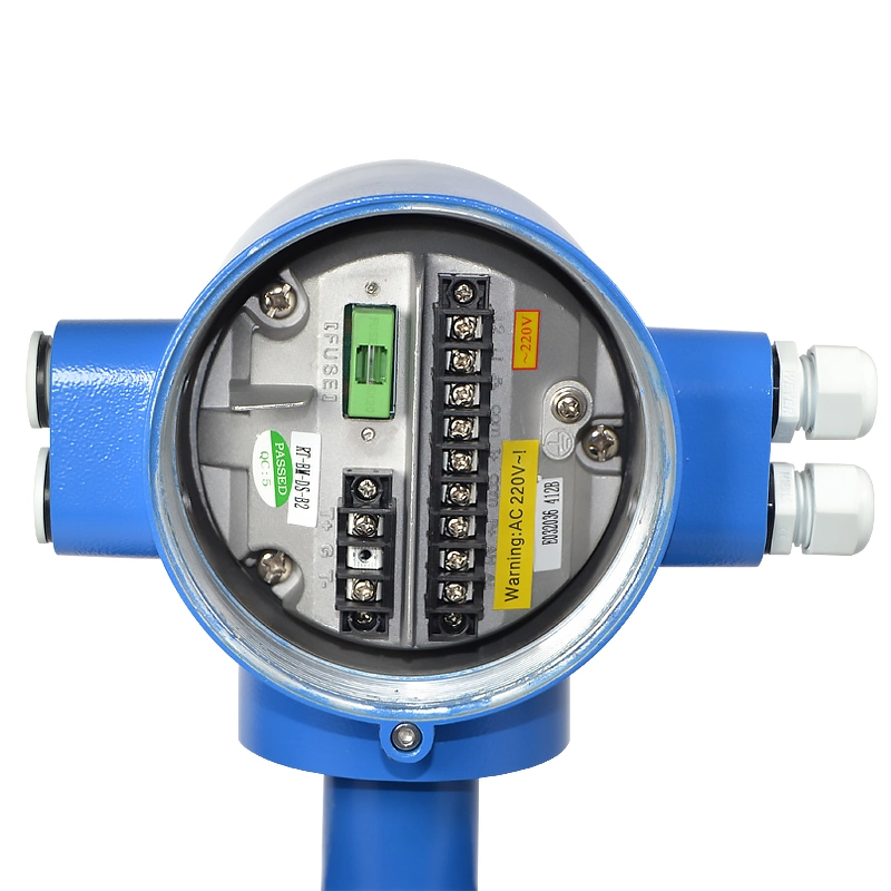 RS485 Digital Gas Fuel Electromagnetic Flowmeter Sensor Smart Oil Water Liquid Magnetic Flow Meter