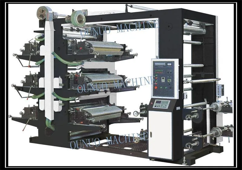 Automatic Multi-Colours Flexographic Printer for Producing Paper Packing Bag (YT-4600/4800/41000)