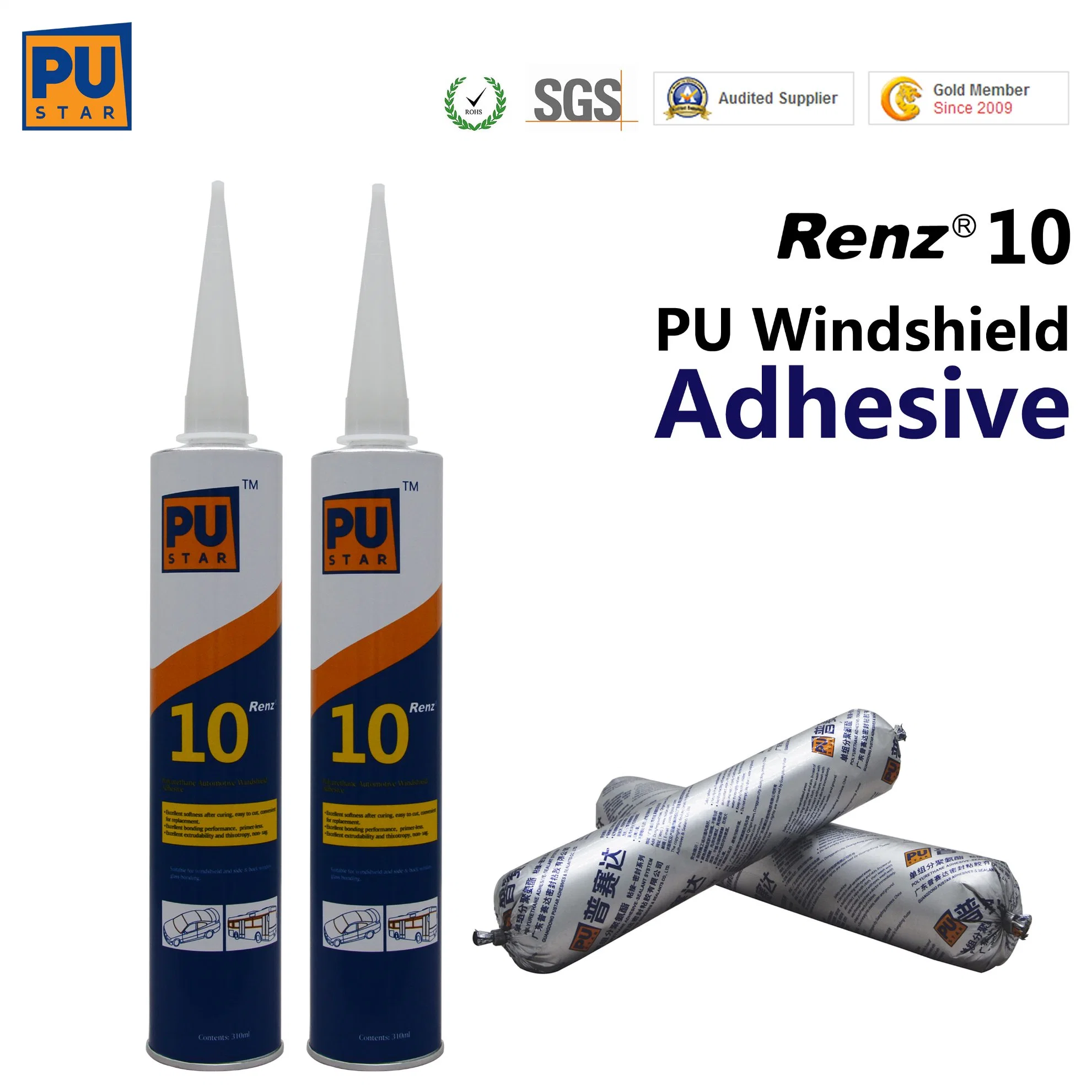 Polyurethane Windscreen Replacement Adhesive Sealant Renz10