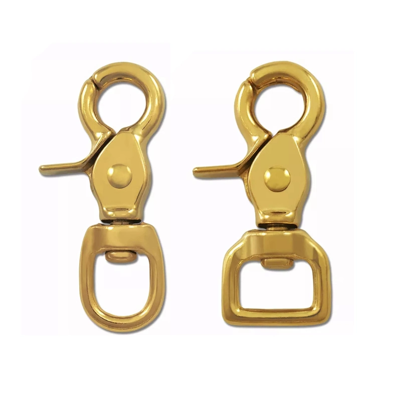 Solid Brass Double Eye Swivels Ring