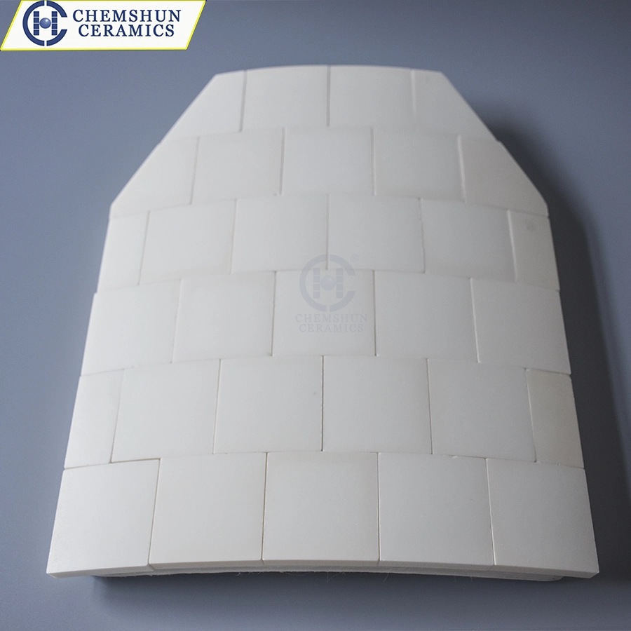 99 Alumina Ceramic Ballistic Tiles for Front Strike Plate Insert